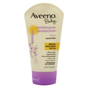 Aveeno Baby Continuous Protection Lotion Sunscreen with Broad Spectrum