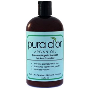 Pura d'or Argan Oil Hair Loss Prevention Premium Organic Shampoo
