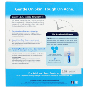 AcneFree Sensitive Skin 24 Hour Acne Clearing System