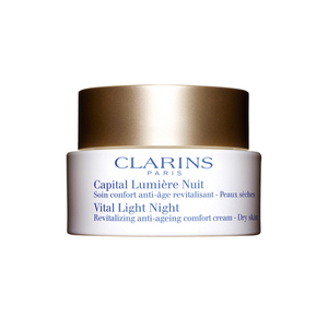Clarins Paris Vital Light Night Revitalizing Comfort Cream Dry Skin