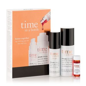Philosophy Time in a Bottle Duo Daily Age-Defying Pair for Face and Eyes