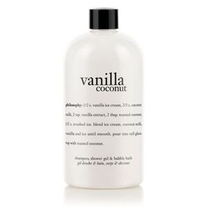 Philosophy Vanilla Coconut Shampoo, Shower Gel & Bubble Bath
