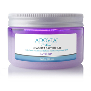 Adovia Dead Sea Salt Scrub - Lavender