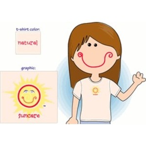 California Baby Kid's 2-T Organic T-Shirt: Sunface