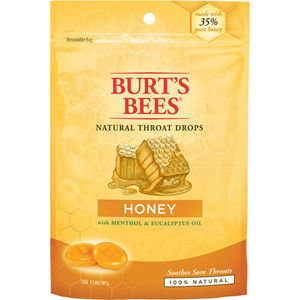Burt's Bees Natural Throat Drops: Honey