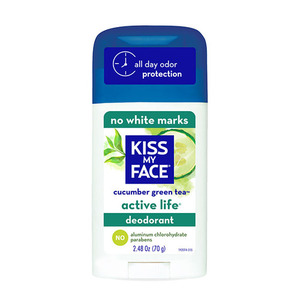 Kiss My Face Active Life Stick Deodorant - Cucumber Green Tea