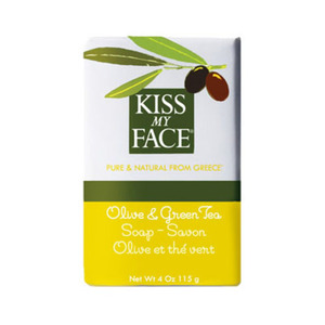 Kiss My Face Natural Olive & Green Tea Bar Soap