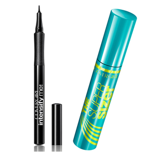 CoverGirl The Super Sizer Mascara And Intensify Me Eyeliner By Lashblast
