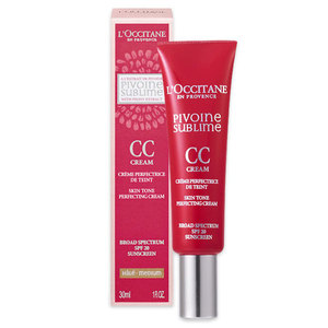L'Occitane Peony CC Skin Tone Perfecting Cream