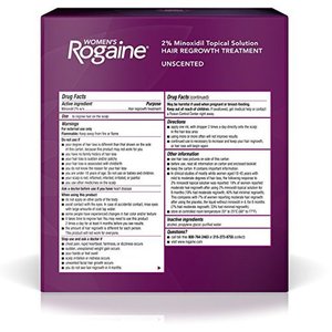 Rogaine Women's 2% Minoxidil Topical Solution Hair Regrowth Treatment