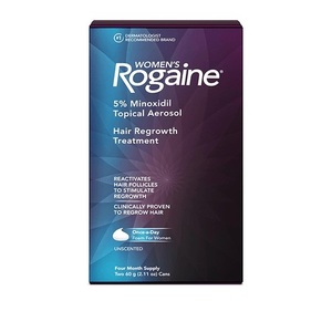 Rogaine Women's 5% Minoxidil Topical Aerosol Hair Regrowth Treatment