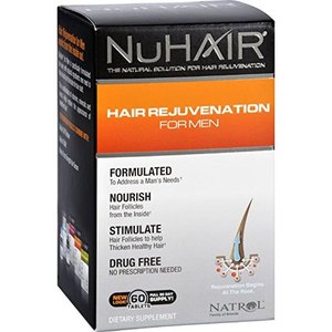 NuHair Hair Rejuvenation Dietary Supplement Tablets for Men