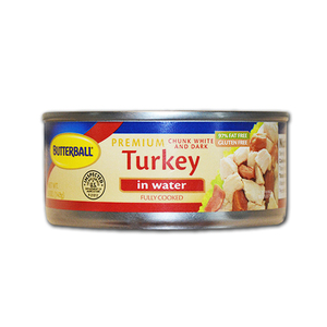 Butterball Premium Turkey in Water White and Dark Meat 142g