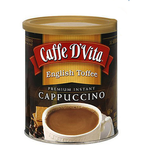 Caffe D' Vita Cappucino English Toffee Coffee 1.36kg