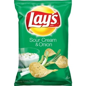 Lays Sour Cream & Onion Flavored Potato Chips 184.2g