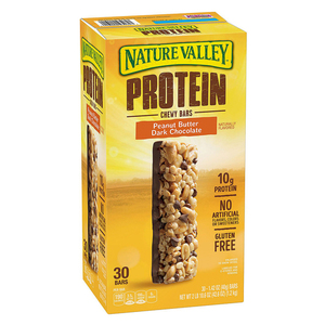 Nature Valley Protein Peanut Butter Dark Chocolate Chewy Bars 30 Bars