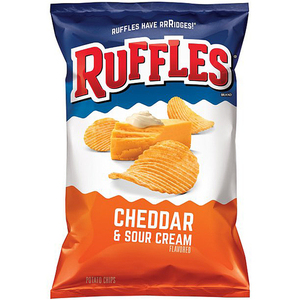 Ruffles Cheddar & Sour Cream Flavored Potato Chips 184.2g
