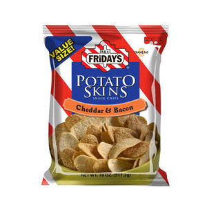 TGI Friday Cheddar & Bacon Flavored Potato Skin Snacks 511.2g