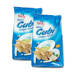 Balconi Cubi Vanilla Wafers 2 Pack (250g per pack)