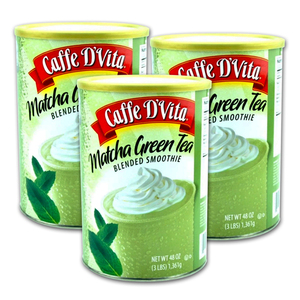 Caffe D' Vita Matcha Green Tea Blended Smoothie 3 Pack (1.36kg per pack)