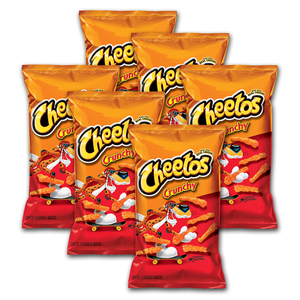 Cheetos Crunchy Cheese Flavored Snack 6 Pack (581.1g per pack)