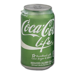 Coca Cola Life Reduced Calorie Cola 6 Pack (355ml per can)