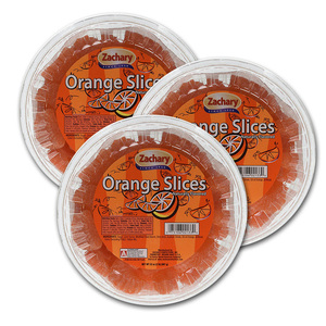 Zachary Naturally Flavored Orange Slices 3 Pack (60g per pack)