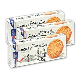 Filet Bleu Sable a la Noix de Coco Coconut Biscuit 3 Pack (150g per pack)