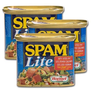Hormel Spam Luncheon Meat Lite 50% Less Fat 3 Pack (340g per pack)