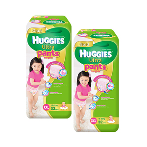 Huggies Ultra Girl Pants 2 Pack (32's XXLarge per pack)