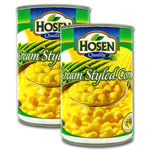 Hosen Quality Cream Styled Corn 2 Pack (425g per pack)