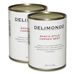 Delimondo Ranch Style Corned Beef 2 Pack (380g per pack)