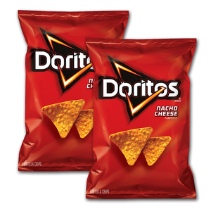 Doritos Nacho Cheese Tortillas Chips 2 Pack (453g per pack)