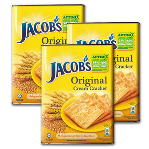 Jacob's Original Cream Cracker 3 Pack (750g per pack)