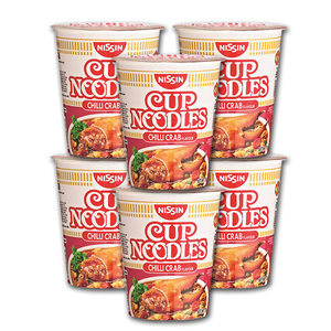 Nissin Cup Noodles Chili Crab 6 Pack (75g per cup)