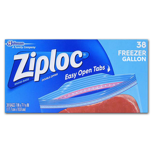 Ziploc Freezer Bags Gallon 38 Counts