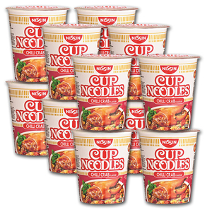Nissin Cup Noodles Chili Crab 12 Pack (75g per cup)