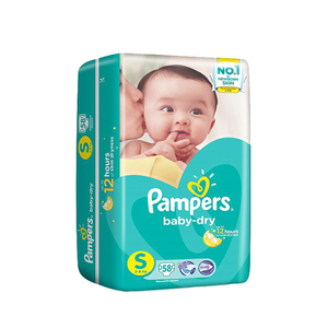 Pampers Babydry Diaper 58's Small