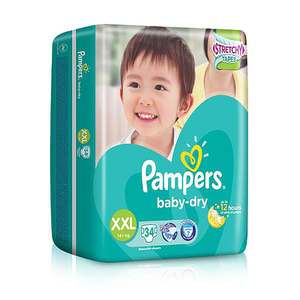 Pampers Baby Diapers Plus 34's XXLarge