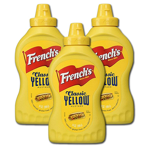 French's Gluten Free Classic Yellow Mustard 3 Pack (850g per pack)