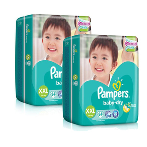 Pampers Baby Diapers Plus 2 Pack (34's XXLarge per pack)