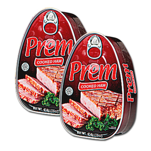 Prem Cooked Ham 2 Pack (454g per can)