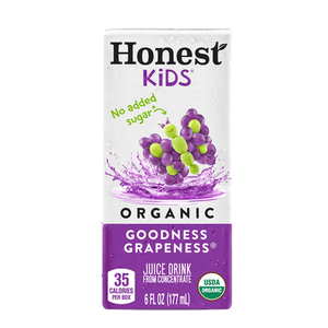Honest Kids Goodness Grapeness Organic Juice Drink 177ml