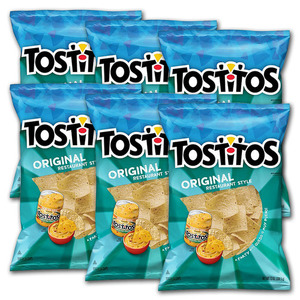 Tostitos Original Restaurant Style Tortilla Chips 6 Pack (283.5g per pack)