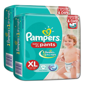 Pampers Baby Dry Pants 2 Pack (32's XLarge per pack)