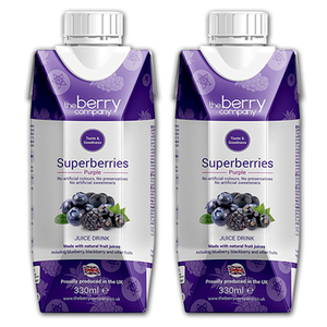 The Berry Company Superberries Purple Juice Drink 2 Pack (330ml per pack)