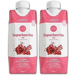 The Berry Company Superberries Red Juice Drink 2 Pack (330ml per pack)