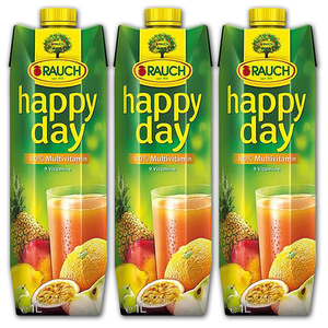 Rauch Happy Day 100% Multivitamin Juice 3 Pack (1L per pack)
