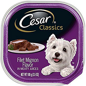 Cesar Classics Canine Cuisine Filet Mignon Flavor 100g