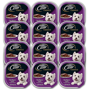 Cesar Classics Canine Cuisine Filet Mignon Flavor 12 Pack (100g per can)